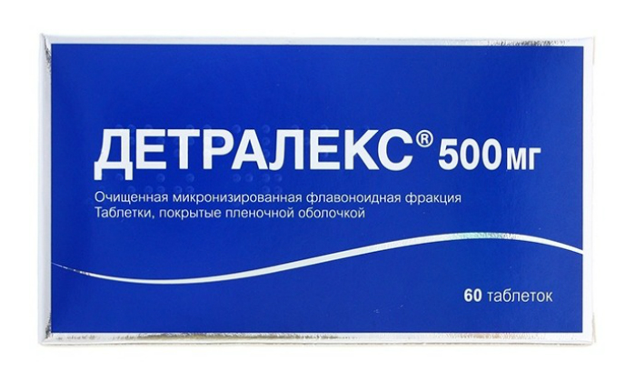 Детралекс относится к венотоникам, которые направлены на преодоление основной причины заболевания – венозной недостаточности