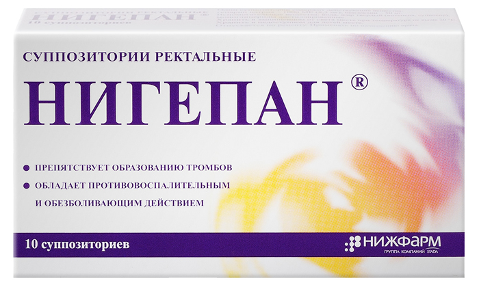 Свечи от геморроя Нигепан применяются в проктологии тогда, когда нужно оперативно устранить боль и воспаление, особенно при тромбозе геморроидальных узлов