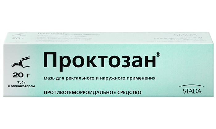 Мазь Проктозан избавляет больных от острых симптомов заболевания
