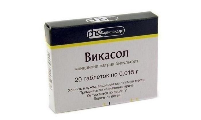 Если геморрой кровоточит, не переставая нужно принять гемостатический препарат Викасол