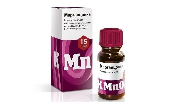 Лечение геморроя марганцовкой