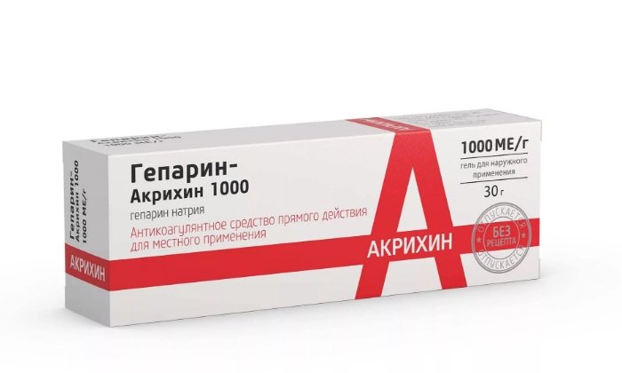 Гель Гепарин — средство для борьбы с геморроем