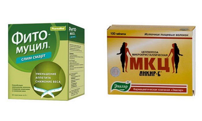 МКЦ Анкир-Б содержит микрокристаллическую целлюлозу и обладает схожим с Фитомуцил Слим Смарт действием