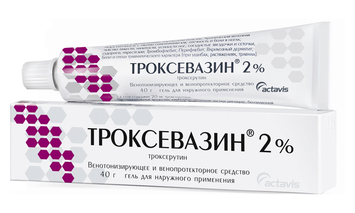 Среди ангиопротекторных препаратов Троксевазин 2-процентный гель пользуется наибольшей популярностью