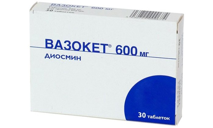Больным геморроем назначают венотоник с диосмином Вазокет