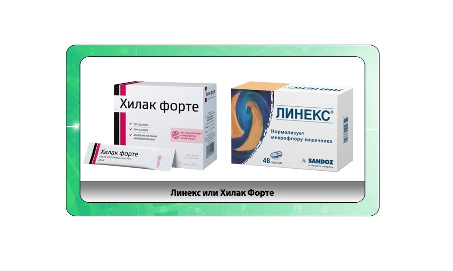 В чем разница между Хилак форте и Линекс