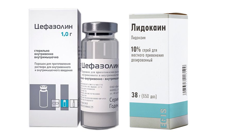 Можно ли принимать одновременно Лидокаин и Цефазолин?