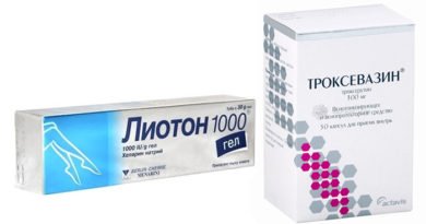 Троксевазин или Лиотон