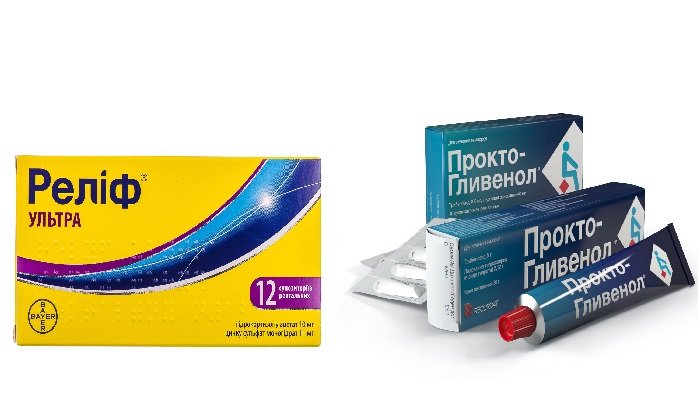 В составе Прокто-Гливенола и Релифа содержатся разные действующие вещества. Но они оказывают практически идентичное действие на организм